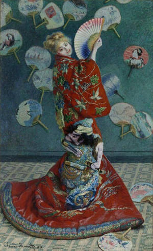 La Japonaise Na Claude Monet ukuta — Galaxy Tab S9 FE Picha ya Ukuta