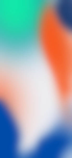 904x1976 iOS 11, iPhone X, machungwa, kijani, bluu, Stock, abstract, apple — iPhone X Picha ya Ukuta