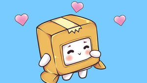 LankyBox Boxy Mzuri kwenye Mandhari ya Bluu
