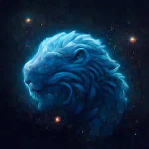 Lathifu wa Simba wa Galaxy — Galaksi simba Picha ya Ukuta