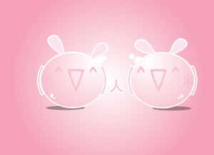 Latifu na Sare za Pink Kawaii Background