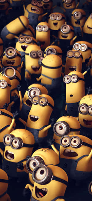 Despicable Me Minion Iphone [wallpaper] — Realme 15T Picha ya Ukuta