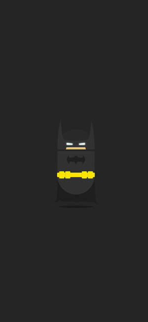 Batman In Minimal Dark Iphone — Galaxy S24 FE Picha ya Ukuta