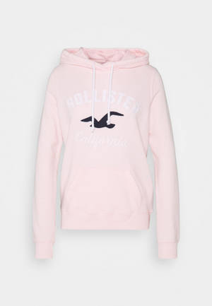 Light pink Hollister hoodie jacket wallpaper — OnePlus Pad Picha ya Ukuta