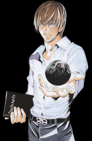 Light Yagami Akiwa na Death Note na Dunia