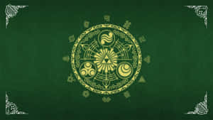 Link tayari kukabiliana na maadui zake katika ulimwengu wa The Legend Of Zelda — Hadithi ya zelda GIF Picha ya Ukuta
