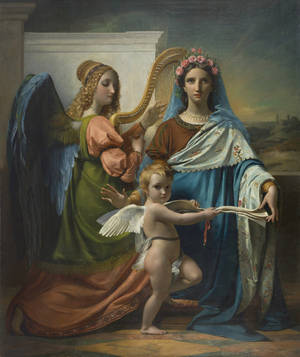 Little holy angel wallpaper — Motorola Razr 70 Ultra Picha ya Ukuta