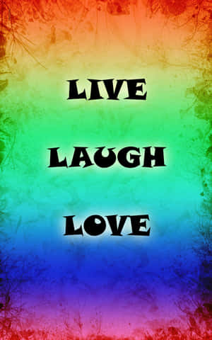 Live Laugh Love — RedMagic Tablet Picha ya Ukuta