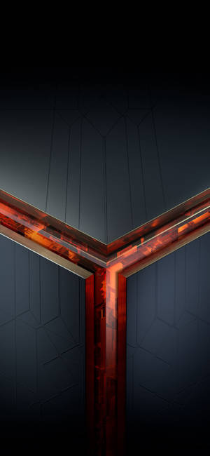 Asus ROG phone logo wallpaper — iPhone 13 Pro Max Picha ya Ukuta