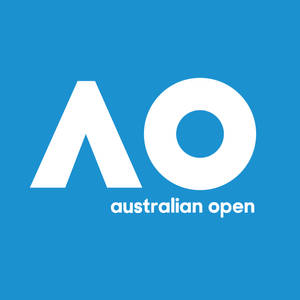 Wallpaper ya Logo ya Australian Open yenye Muundo wa Kifupi — 1:1 Picha ya Ukuta