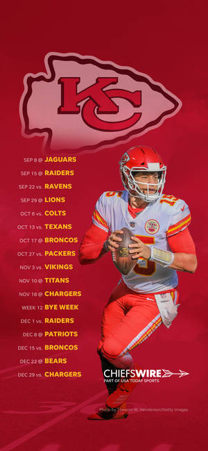 Kansas City Chiefs Cool — Galaxy A18 Picha ya Ukuta