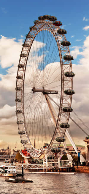 London Eye Ferries Wheel — Huawei nova 16 Picha ya Ukuta