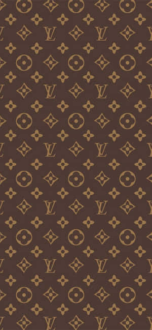 Louis Vuitton Pattern — iPhone 13 Pro Picha ya Ukuta