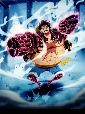 Luffy Gear 4 Fumbo la Nguvu wallpaper — Luffy gia 4 Picha ya Ukuta