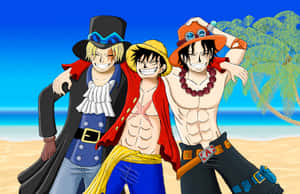 Luffy katika hatua dhidi ya Doflamingo — Luffy Picha ya Ukuta