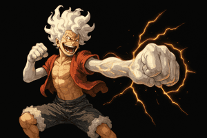 Luffy 4k, Luffy Nyeusi, Luffy, Mandhari ya Luffy, Muhtasari Mweusi, Anime, Mandhari ya Anime, Mnyama, Nyeupe, Gia 5