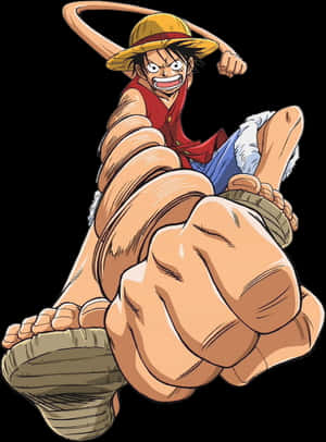 One Piece Luffy Akinyoosha Mkono, Pakua Picha ya HD PNG — Pastel iPhone Picha ya Ukuta