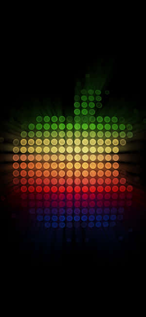 Retro Apple Logo — iPhone 18 Picha ya Ukuta