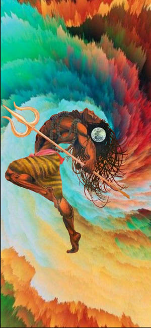 Mahakal Moon Art — Galaxy S22 Ultra Picha ya Ukuta
