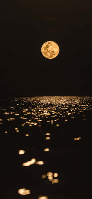 Moon Background — iPhone 17 Pro Max Picha ya Ukuta