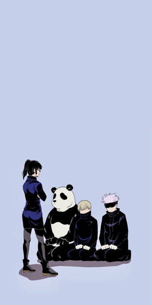 Maki Zenin Akifanya - Wallpaper ya Jujutsu Kaisen kwa Simu — Anime Picha ya Ukuta