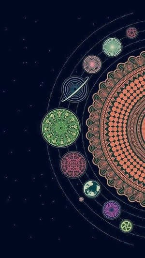 Mandala ya Jua ya Urembo wa Kiroho