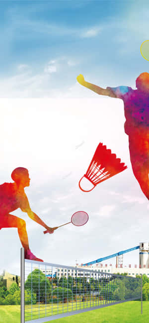 Mandhari ya Badminton — Tecno Pop X Picha ya Ukuta
