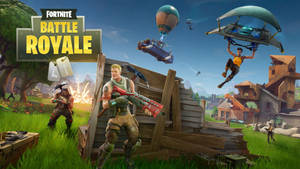 Mandhari ya Kupendeza ya Fortnite Battle Royale — Fortnite baridi Picha ya Ukuta