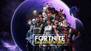 Mandhari ya kupendeza ya Fortnite — Fortnite baridi Picha ya Ukuta