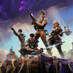 Mandhari ya kupendeza ya Fortnite — Fortnite baridi Picha ya Ukuta