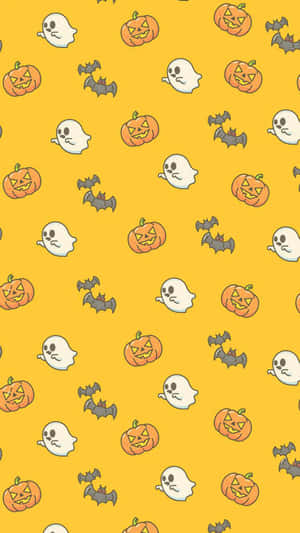Mandhari ya Kupendeza ya Halloween — Pipi Halloween Picha ya Ukuta