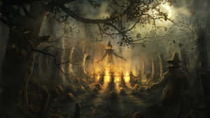 Mandhari ya Kutisha ya Halloween