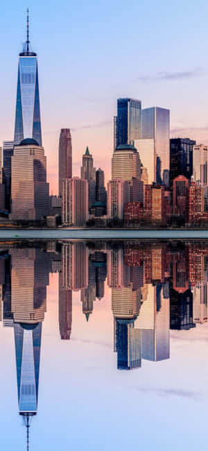 Iphone X New York Background — OnePlus Ace Picha ya Ukuta