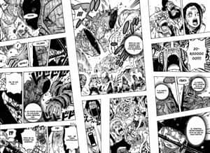 Mandhari ya paneli ya manga — Panel ya manga Picha ya Ukuta