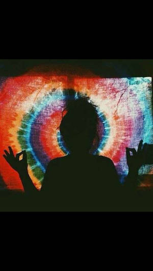 Mandhari ya Tie-dye ya Meditisho yenye Aesthetic ya Trippy