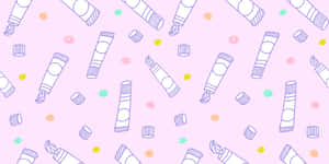 Mandharinyuma ya Pinki ya Kupendeza ya Kawaii — Pink ya kawaii Picha ya Ukuta