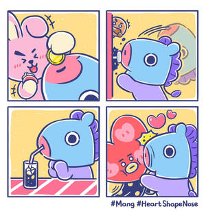 Mang Bt21 comics wallpaper — Galaxy Z Flip7 FE Picha ya Ukuta