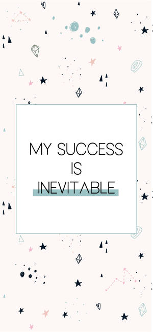 Manifest My Success wallpaper — iPhone Air Picha ya Ukuta