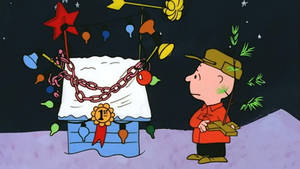 Picha ya Mandhari ya Mapambo ya Nyumbani ya Krismasi ya Snoopy