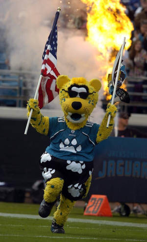Mascot wa football wa Jacksonville jaguars wallpaper — Lenovo Tab Plus Gen 2 Picha ya Ukuta