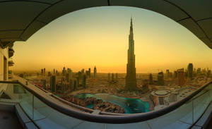 Burj Khalifa mashua dhahabu wallpaper