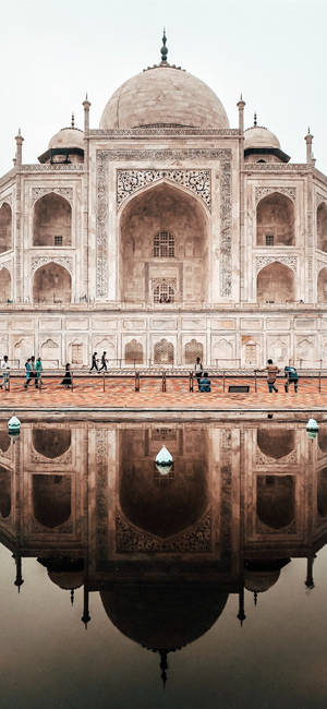 Masjid India Yenye Mwonekano — iPhone Xs Picha ya Ukuta