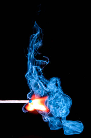 Match Blueish Smoke — Huawei MatePad Pro Max Picha ya Ukuta