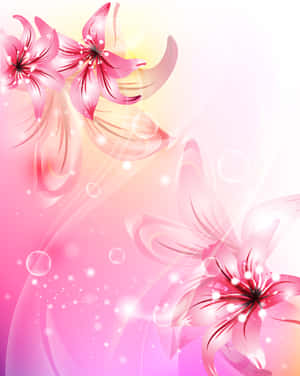 Picha ya Maua ya Pinki