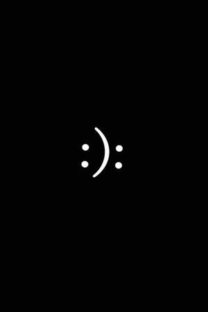 Maudhui ya Giza Emoticoni ya Kihisia ya Kihisia ya Kihisia — Nyeusi Picha ya Ukuta