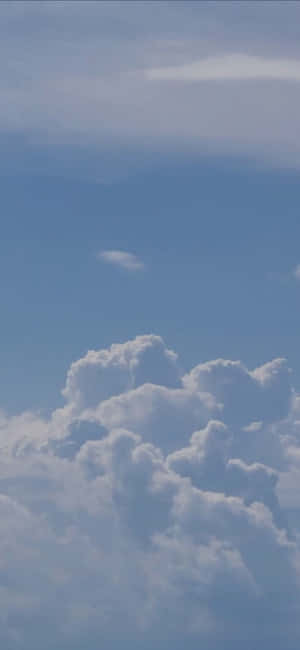 Pastel Blue Aesthetic Clouds Baby — Oppo Reno15 Pro Picha ya Ukuta