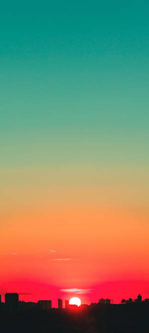 Macho ya machweo na nyekundu ya mawio wallpaper — iPhone 16 Pro Picha ya Ukuta