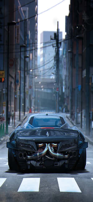 Iphone Xs Max Ferrari Background — Moto G37 Picha ya Ukuta