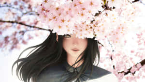 Mazingira ya Miti ya Sakura — Cherry blossom Picha ya Ukuta
