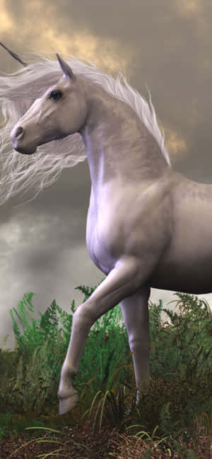 Mchoro wa Unicorn — OnePlus N6x Picha ya Ukuta